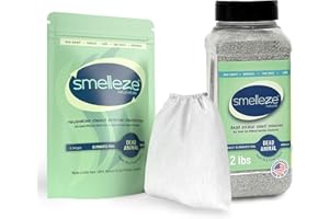 SMELLEZE Ultimate Odor Removal Bundle – 2 lb. Granules + 1 Reusable Pouch | Eliminates Tough Smells | Safe, Natural & Long-La