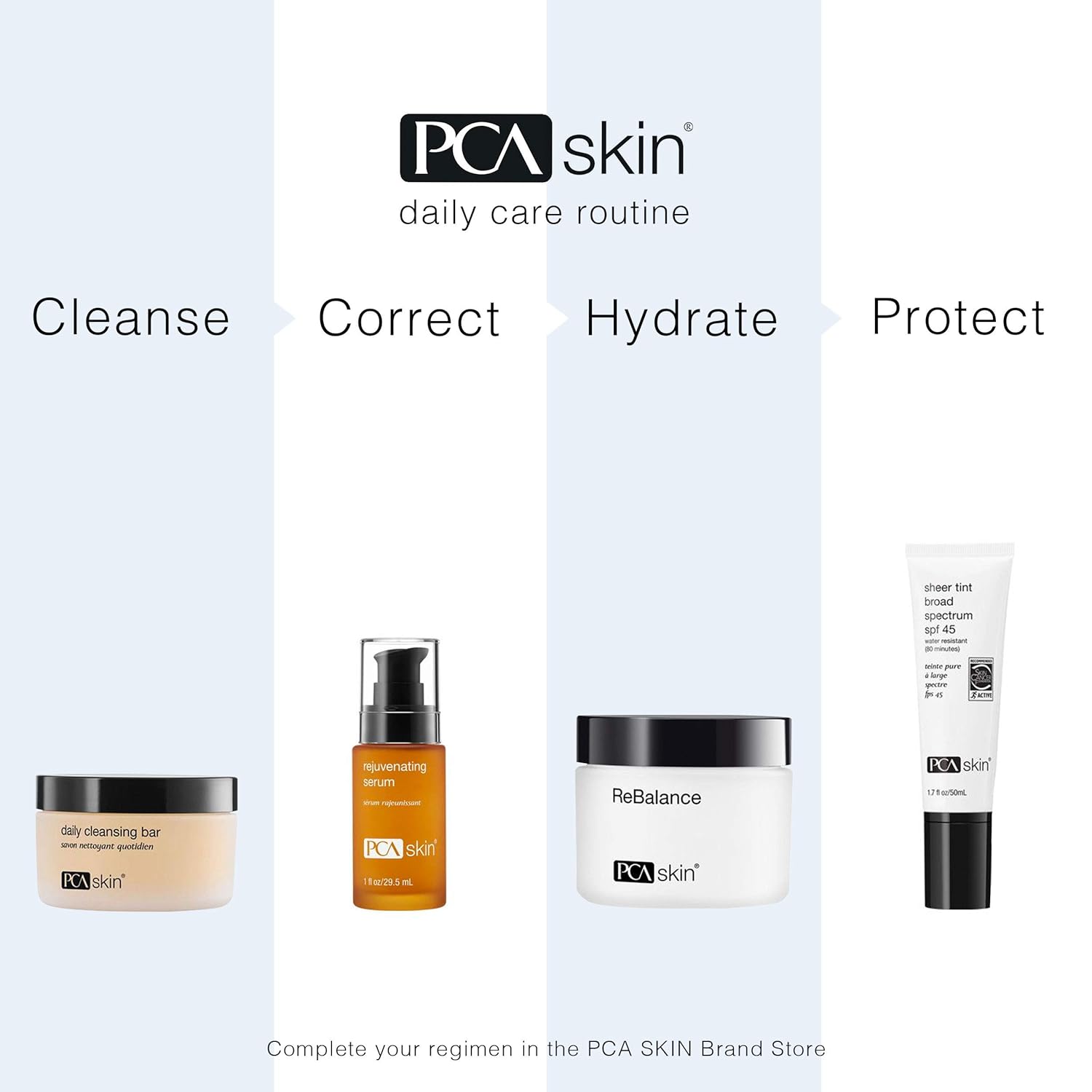 PCA SKIN Daily Cleansing Bar, Hydrating Cleanser for All Skin Types, 3.2 oz.: Premium Beauty