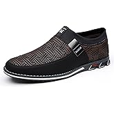 Veslesth Men Casual Shoes Sneakers Loafers Comfort Walking Shoes Fashion Driving Shoes Luxury Leather Shoes for Male Business Work Office Dress Outdoor