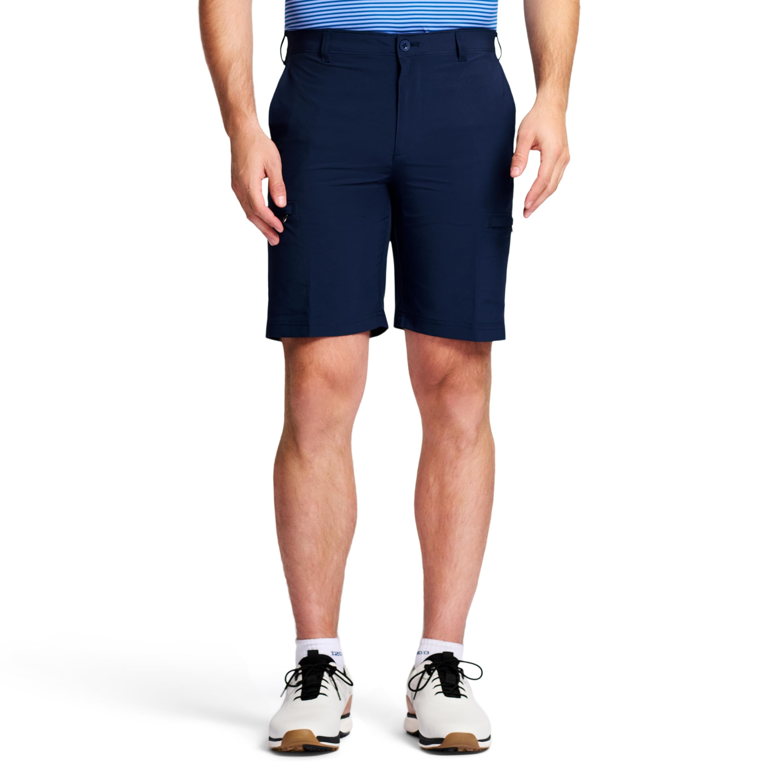 IZOD Men's Golf Swing Flex Stretch Cargo Short, Peacoat Blue, 40 Image IZOD Men's Golf Swing Flex Stretch Cargo Short, Peacoat Blue, 40 Image