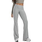 ODODOS Women's Foldover Pants 30"- Ultra Soft odSTRATUM Tech Performance Mid Rise Lounge Casual Yoga Pants