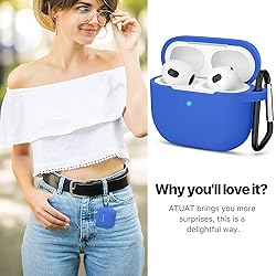 ATUAT Compatible with AirPods 3 Case, Protective