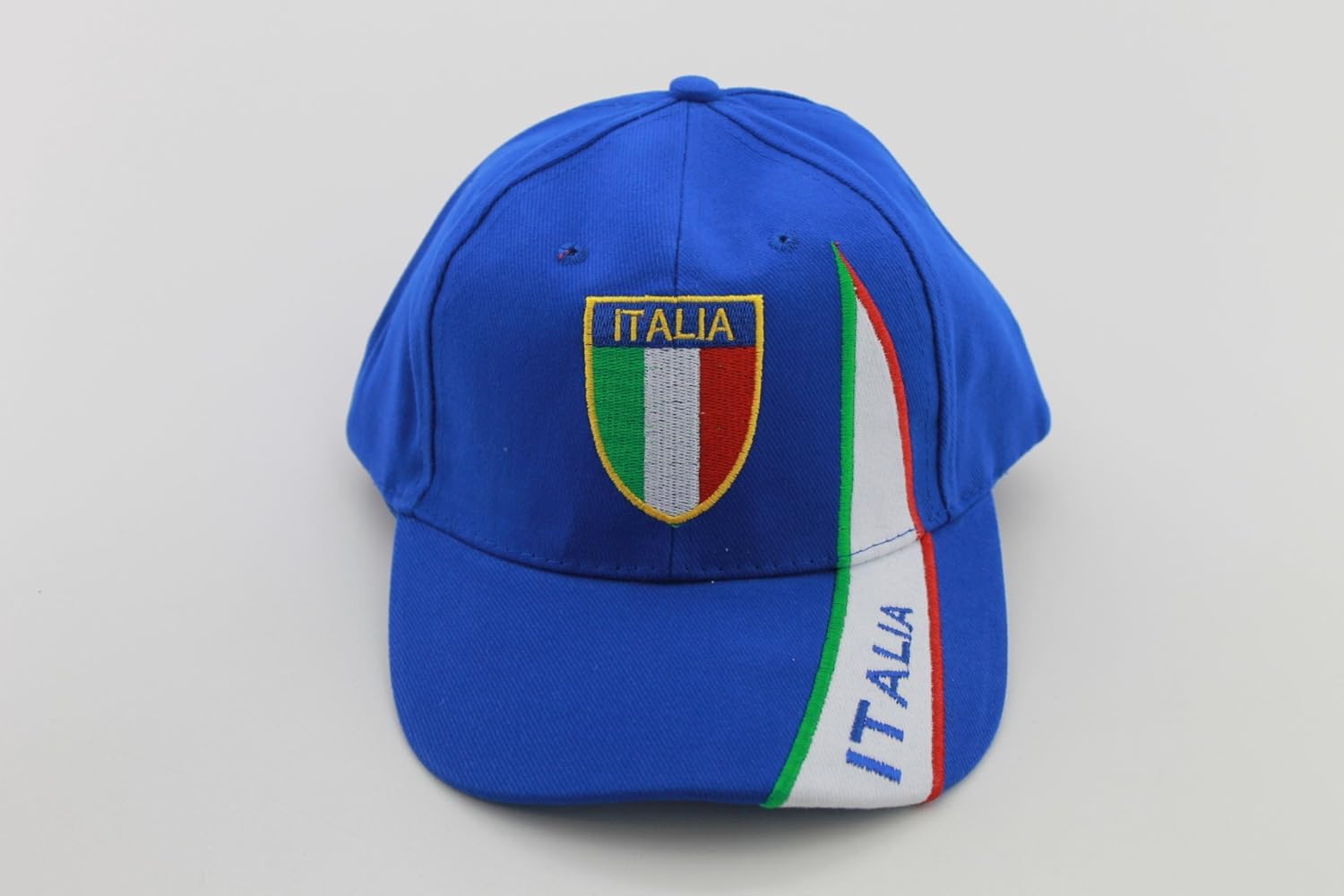 Béisbol Caps Gorro Gorra Azul/Blanco Italia: Amazon.es: Deportes y ...