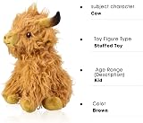 CREJOHY Highland Cow Plush Toy 11in Soft Fluffy Cuddly Bear Kids Gift view 5
