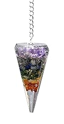 Chakra Orgone Crystal Pendulums for Divination and
