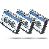Reshow Dictating Microcassette - Micro Cassette Tapes Blank for Recording MC-60 Minutes Suited for Lectures and Seminars -3 Pack