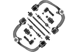 ILONPA Front Upper Control Arms w/Ball Joints Sway Bar Links Tie Rods Suspension Kit Replacement for 2005-2008 Ford F-150, 2006-2008 Lincoln Mark LT (10pc)