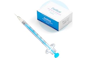 Delikat, Aesthetic Syringe 0.3mL with Needle 31G x 5/16" (8mm), 100 pack