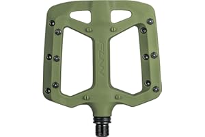 Funn Taipan Glass Fiber Reinforced Thermoplastic Bike Pedals with 9/16-inch CrMo Axles and Shin-Friendly Pins for MTB/BMX/Urb