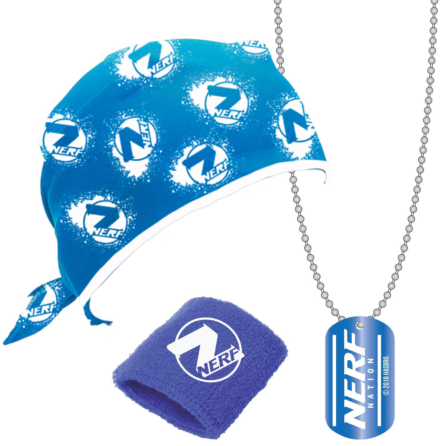 Amscan 9903934 - Child Nerf Blast Team Pack (2 set of Blue and 2 set of Orange)