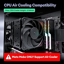 Okinos MATX PC Case, 5 x 120mm Case Fans