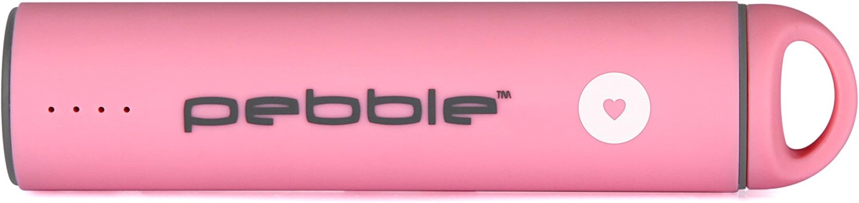 Veho Pebble Powerstick Power Bank | 2,600mAh | Smartphone Charger | iPhone Charger | Samsung Charger | Battery Pack - Pink - (VPP-301-BCN-P)