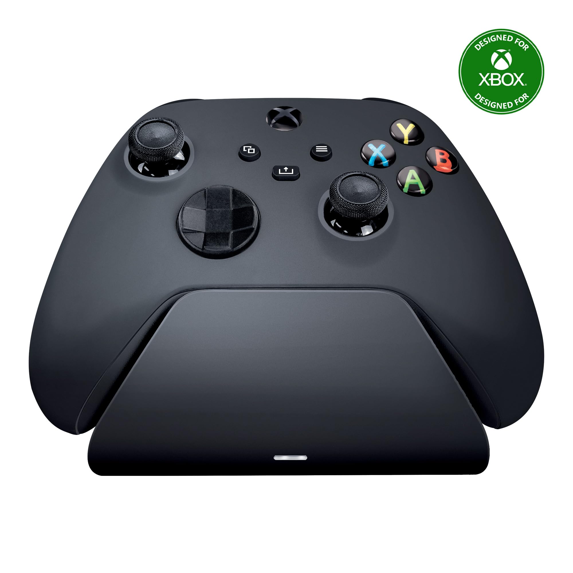 Razer Universal Quick Charging Stand for Xbox Series X|S: Magnetic Secure Charging - Perfectly Matches Xbox Wireless Controllers - USB Powered - Carbon Black (Controller Sold Separately)