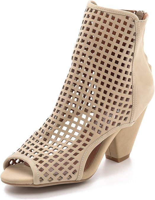 jeffrey campbell peep toe booties