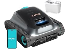 (2026 Upgrade) (Renewed) Aiper Scuba S1 Robotic Pool Cleaner,270 Min Runtime, Floor/Wall/Waterline/Shallow Area Cleaning, Ultra-fine Filter, Smarter Navigation, App Support-Black