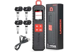 Launch X-431 i-TPMS Tire Pressure Detector with 4pcs LTR RF Sensor 315/433MHz Handheld TPMS Service Tool Upgraded Version of TSGUN for X431 V, V+, PRO3S+, Pro3, Pro5 and PAD V