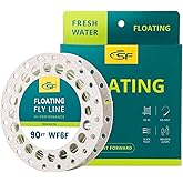 SF Floating Fly Line for River/Lake, Weight Forward 90FT Fly Fishing | Welded Loops for Easy Leader Change, Weight Forward Floating 90FT Fly Line, for Dry Fly &amp; Nymph Fishing, for River &amp; Lake