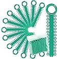 1040 Power Sticks Ligature Ties Orthodontic Ligature O-Ties, Elastic Ligature Bands, Elastic ties O-Rings Elastic Bands for Braces 26 ties on each stick (Turquoise)