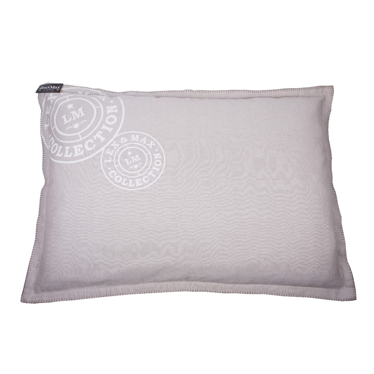 Lex & Max COVER RECT. FISHBONE 100X70 SAND