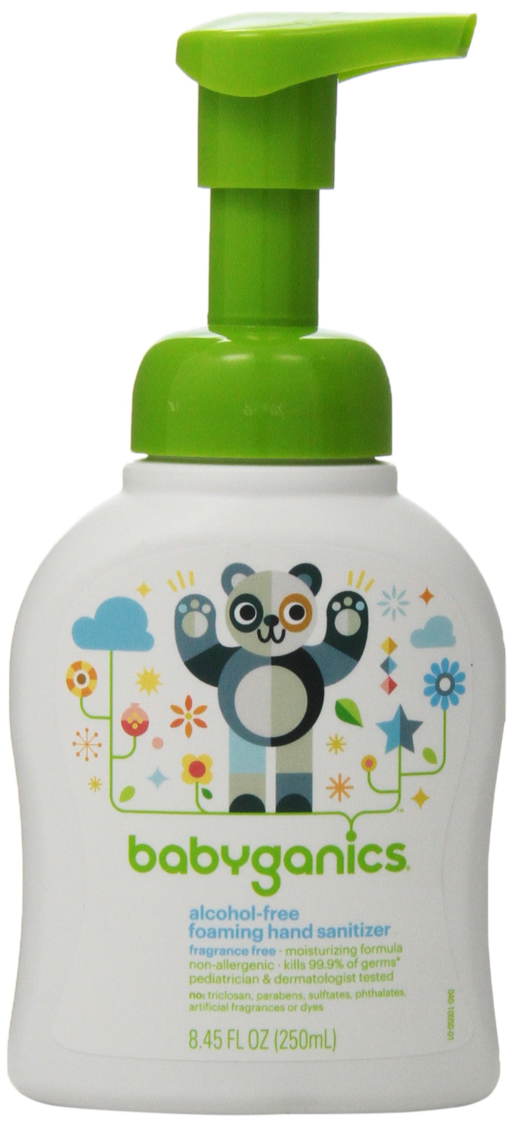 BabyGanics Alchohol Free Foaming Hand Sanitizer, OntheGo