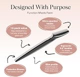 Kitsch Dermaplane Razor for Women Face – Face Razor & Eyebrow Trimmer, 12 pcs view 4