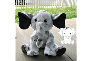 HENMANYE Memory Elephant Template Ruler Set, 10 Pc Memory Elephant Sewing Patterns Template, 2024 New Memory Elephant Patterns Template for Beginner Sewing, Keep Yours Memory (10inch)