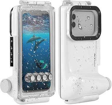 Amazon Newoke 防水ケース スマートフォン保護カバー 保護ケース52 Mmの赤色フィルタが含まれ 水中撮影 水中撮影 耐衝撃性 4 5インチ以上モデルサポート ダイビング 水泳 温泉などでき Coospo 防水ケース ダイビングバッグ