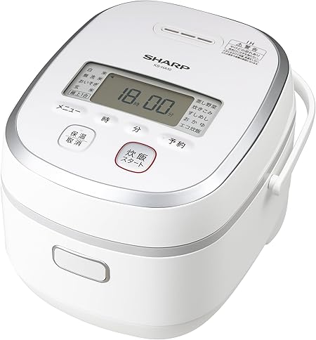 Amazon シャープ Ihジャー炊飯器 最大5 5合 Ks Ha10 W シャープ Sharp 炊飯器