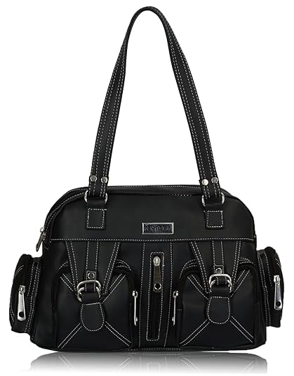 Fantosy Womens Handbag (Black) (FNB-395)