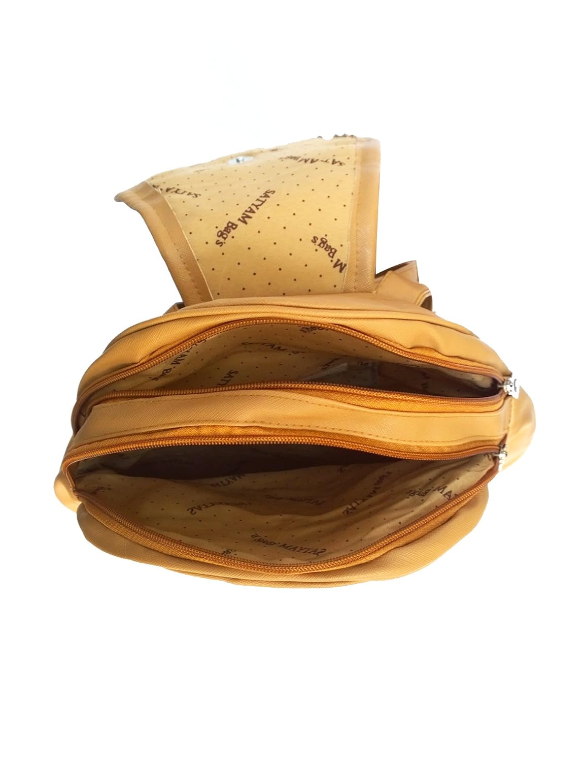 verity fashion girl's synthetic gold casual backpack