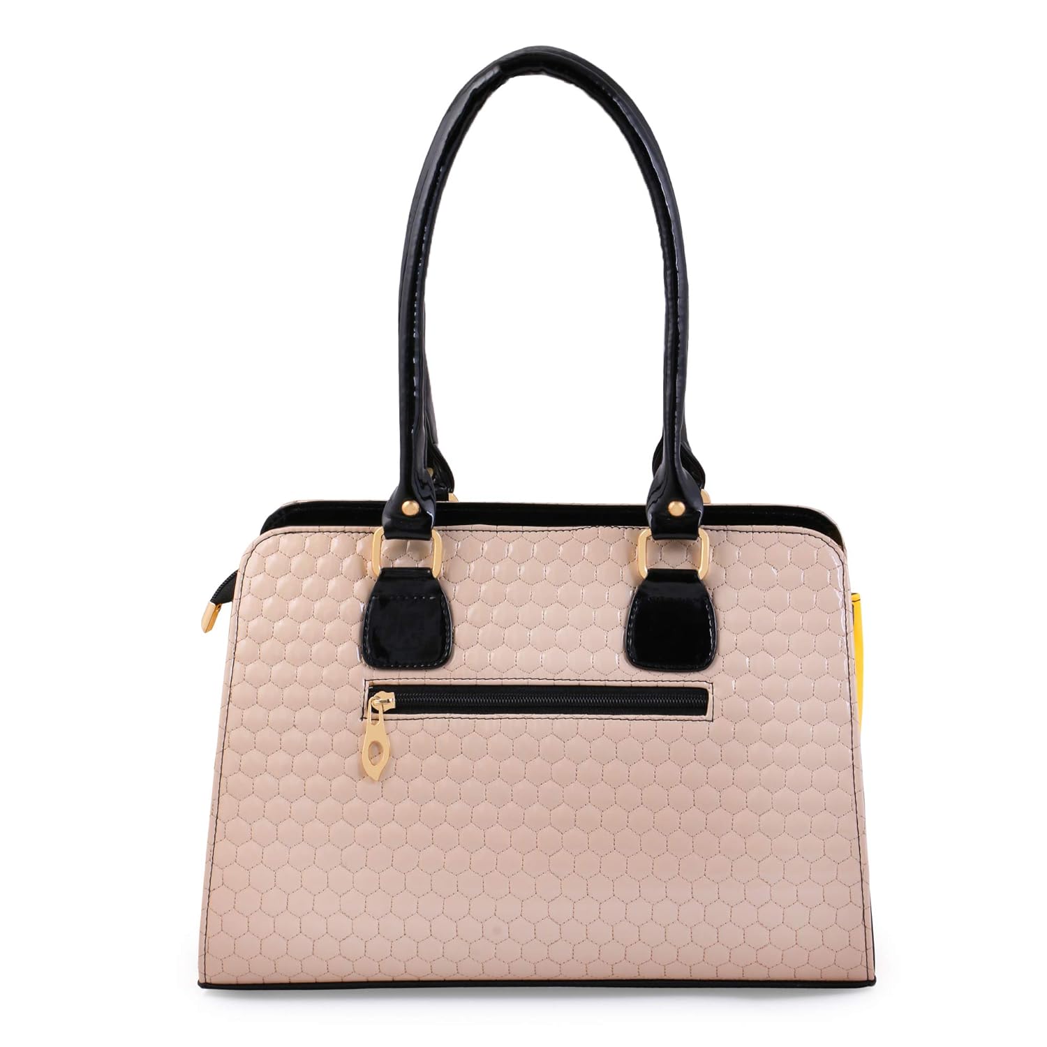 women marks women's handbag and wallet (black&, cream combo of 2)