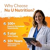 Nu U Nutrition Organic Turmeric Curcumin 600mg with Black Pepper 365 Veg Caps view 9
