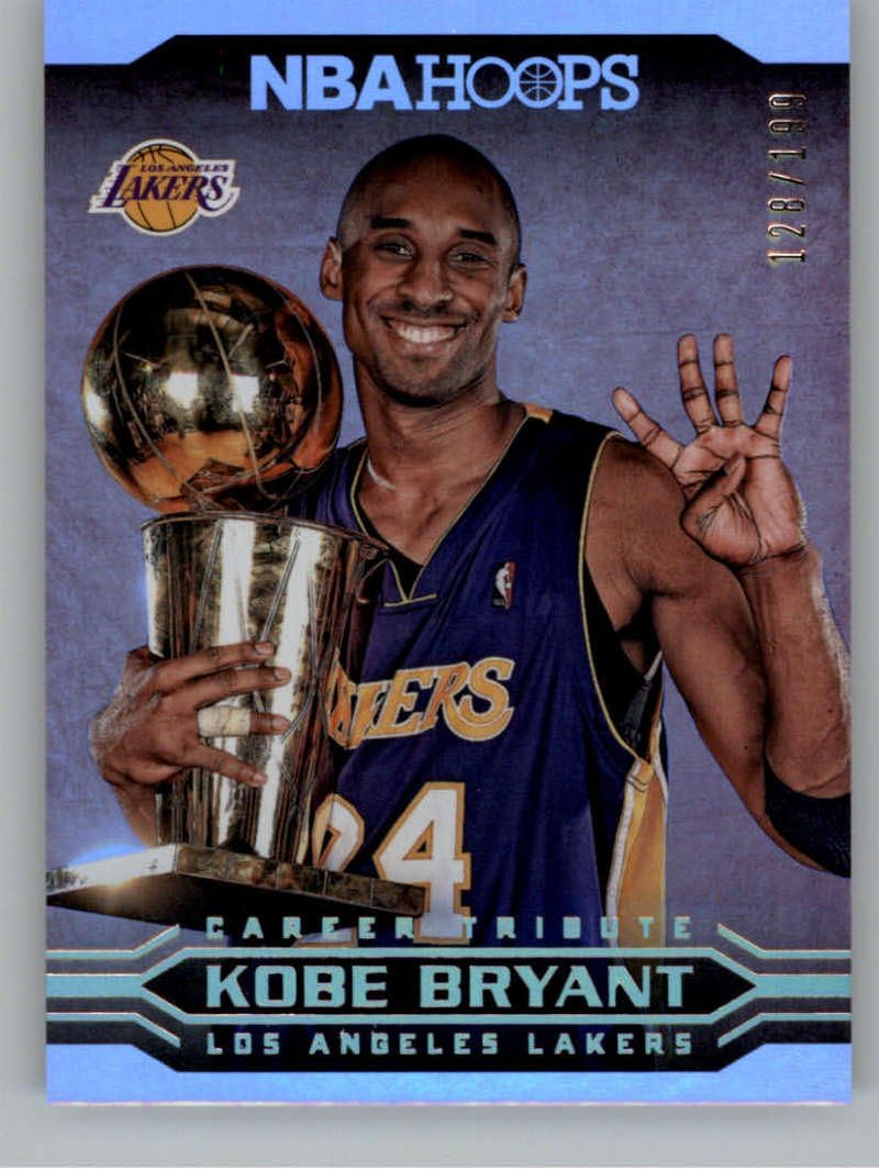 2017-18 Panini Hoops Kobe Bryant Career Tribute Silver #293 Kobe Bryant NM-MT /199 Lakers