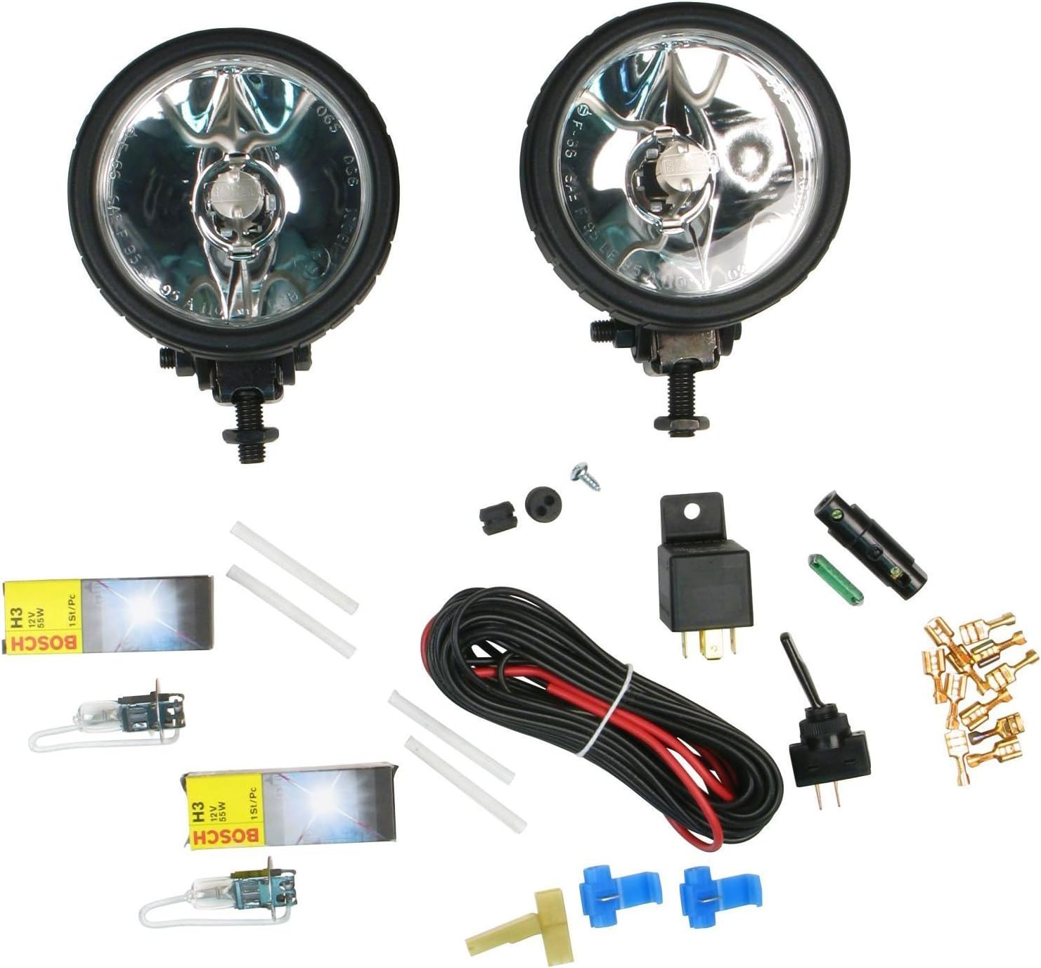 Bosch 0305055901 Compact 100 Clear Lens Fog Light Kit