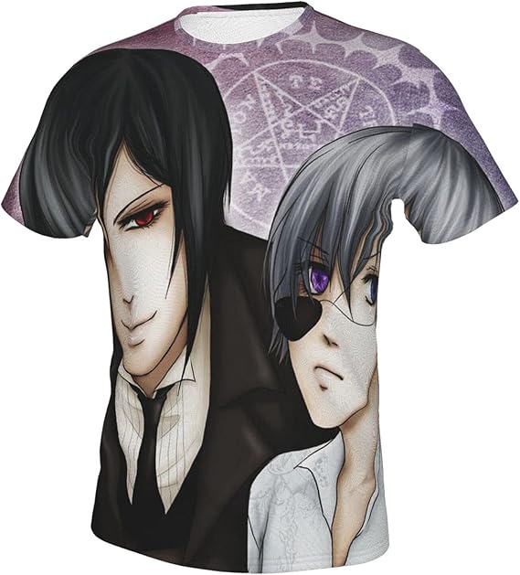 Amazon Co Jp 黒執事 1 メンズ グラフィックtシャツ おしゃれ 夏服 メンズ 半袖 トップス 斬新なグラフィックtシャツ クールなデザイン 大人用tシャツ グラフィック 人気 柔らかい 快適 服 ファッション小物