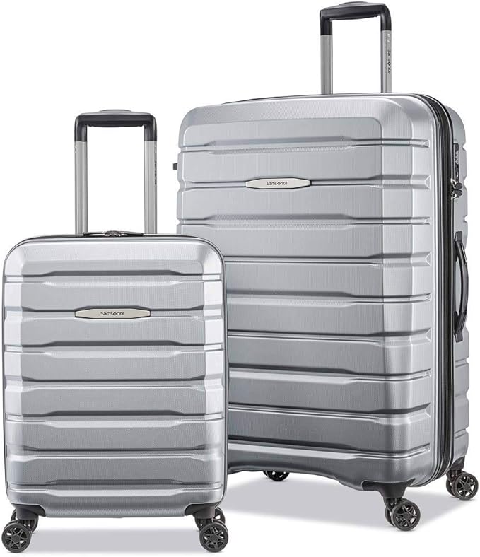 Samsonite Tech3, 2 Piece Hardside Suitcase Set, Silver Amazon.co.uk