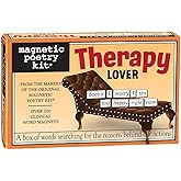 Magnetic Poetry Therapy Lover Kit – Therapy Words for Refrigerator - Write Poems and Letters on The Fridge - Made in The USA