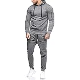 COOFANDY Men's Tracksuit 2 Piece Hooded Athletic Sweatsuits Casual Running Jogging Sport Suit Sets