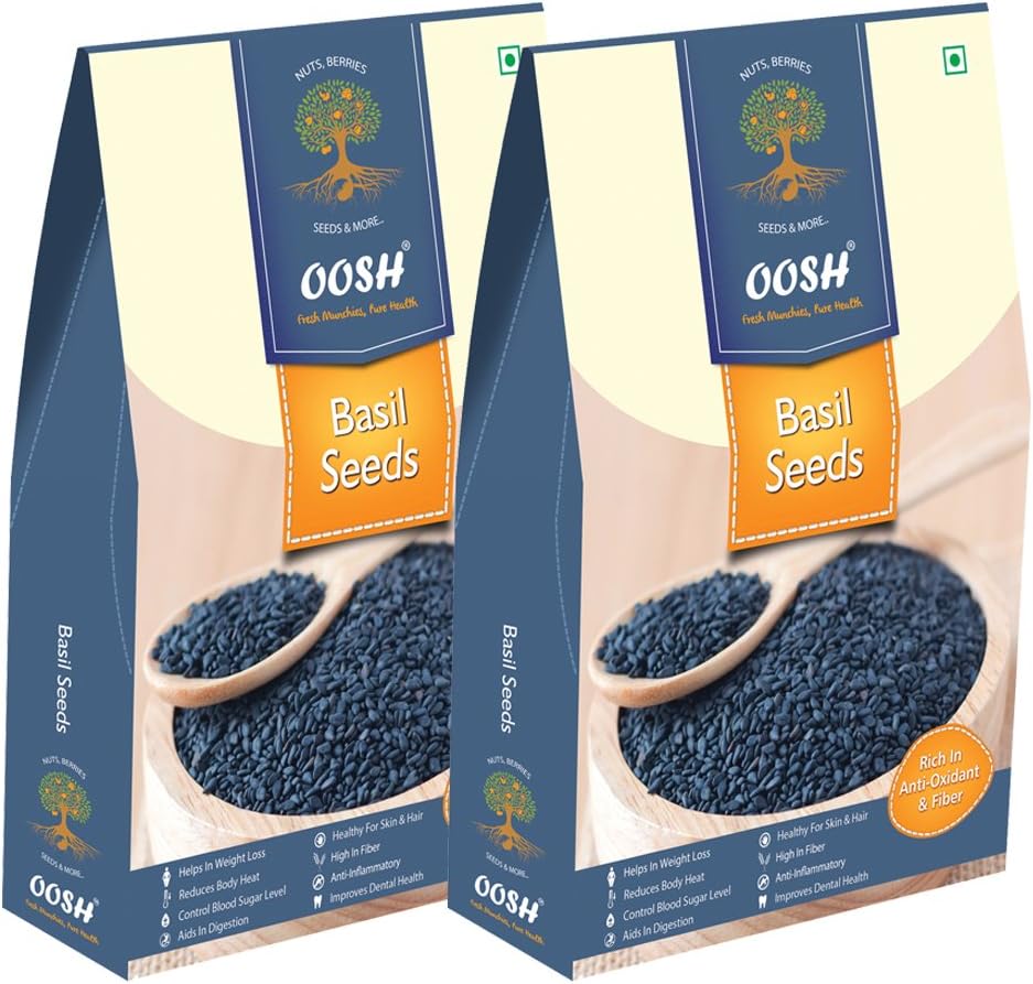 OOSH Basil Seeds, Tukmariya, Sabja 2 Piece, 500 G