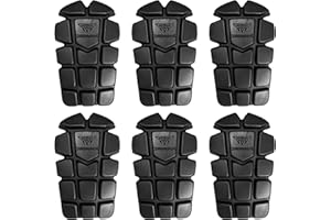 AMANEEST 3 Pairs No Strap Knee Pad Inserts for Work Pants,Cargo Pants Knee Pads,Gardening Knee Pads(Black)