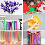 Aisszhao Crepe Paper Streamers 9 Roll Rainbow Curtain Backdrop Festival Decor view 7