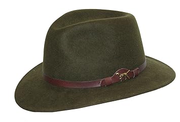 Lodenhut Jagdhut mit Zierteil Jagdhund