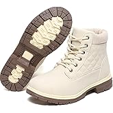 Winter Hiking Boots Women Waterproof Snow Ankle Booties Work Boots Warm Fur Lined Trekking Shoes Winter Lace up Booties for Women