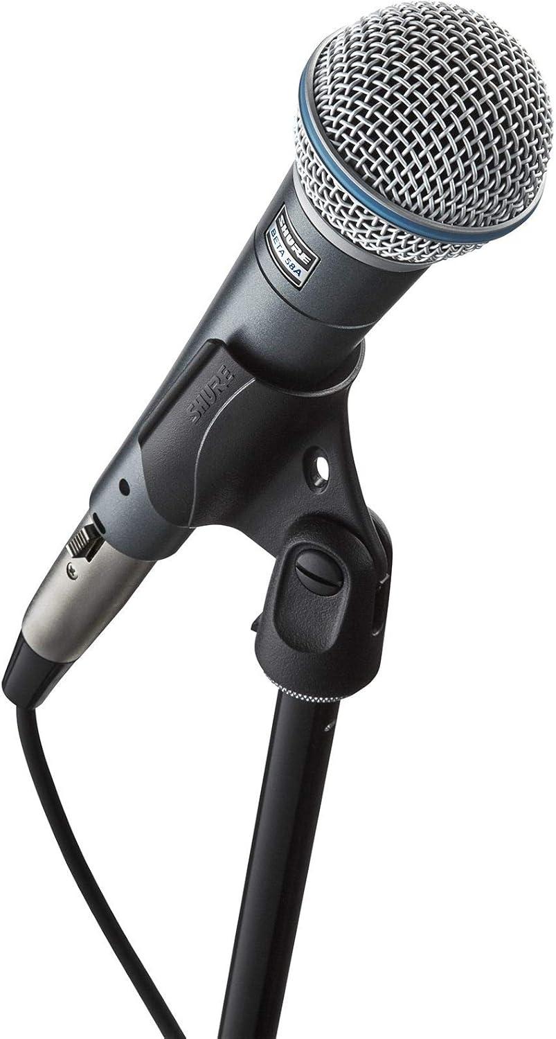 Shure BETA 58A Supercardioid Dynamic Vocal Microphone,Silver: Musical Instruments
