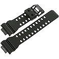 Casio 10536683 Genuine Factory Replacement Black Rubber Watch Band fits GA-700-1A GA-700-1B