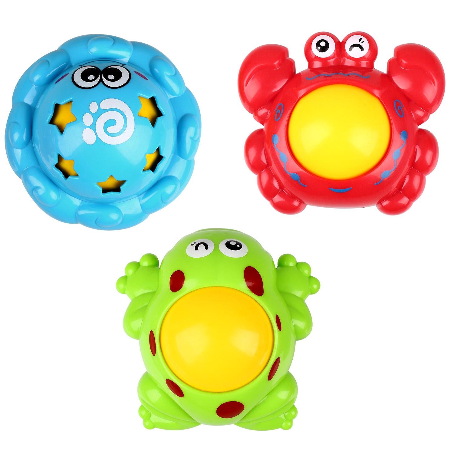 Peradix Juguetes de baño Animales Flotadores 3PCS