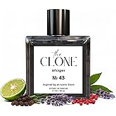 Clone, Whisper 43, Inspired by Luxury Perfume For Men, Extrait de Parfum, Fragrance Perfume Spray 1.7 Fl Oz (50ml)