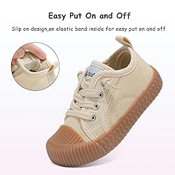 Toddler Shoes Boys Girls Slip On Canvas Sneakers