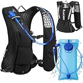 Zacro Running Hydration Vest Backpack, Running Vest with 2L Water Bladder for Men Women, Lightweight Water Backpack for Running, Hiking, Climbing, Camping, Cycling