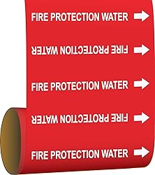 Brady 41462 Roll Form Pipe Markers, B-946, 8" X